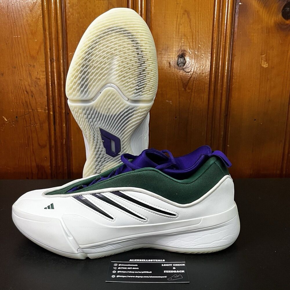 Adidas Dame 9 Home Milwaukee Bucks Basketball Shoes Size 10 Men (IG6603) No Box